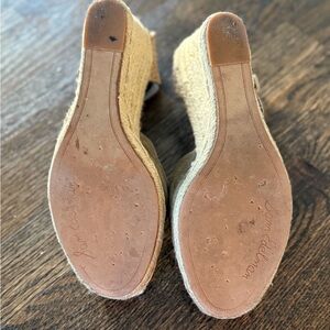 Sam Edelman Tan Espadrille Wedges